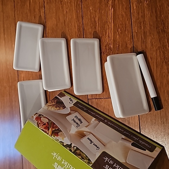 Ceramic place card set - Picture 5 of 5